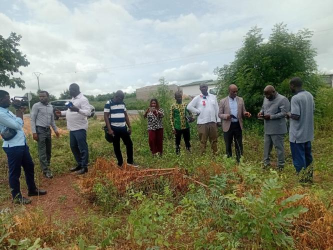 En visite à Toumodi/ Le PCA de la PFS Cote d'Ivoire Franck Dogbo se dit satisfait du fonctionnement de la PFS du Bélier